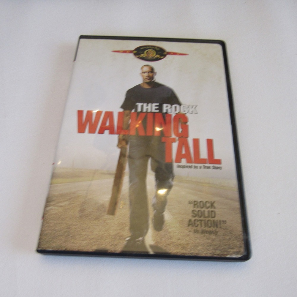 Walking Tall DVD 2004 Widescreen Edition Dwayne The Rock Johnson Johnny Knoxvill